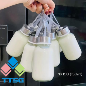 Chai thủy tinh 150ml nắp nhôm